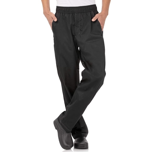 Chef Works Mens Cool Vent Baggy Chef Pants