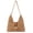 Camel, variant on Women's Summer Beach Crochet Hobo Bag: Cotton Mesh Tote, Bohemian-Style Knitted Shoulder Bag