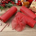 thumbnail image 4 of Craig Bachman Burlap Mesh Wedding Red Paper Ribbon, 360" x 10", 4 of 4