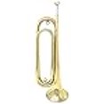 thumbnail image 3 of U.S. Regulation Bugle Lacquer with Mouthpiece, Brass, 3 of 4