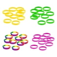 thumbnail image 1 of 40 piezas/paquete de pulseras de silicona blanca pulsera de goma Di Sunnimix Pulsera de silicona, 1 of 8