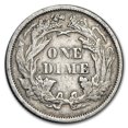 thumbnail image 2 of 1874 Liberty Seated Dime w/Arrows VF, 2 of 2
