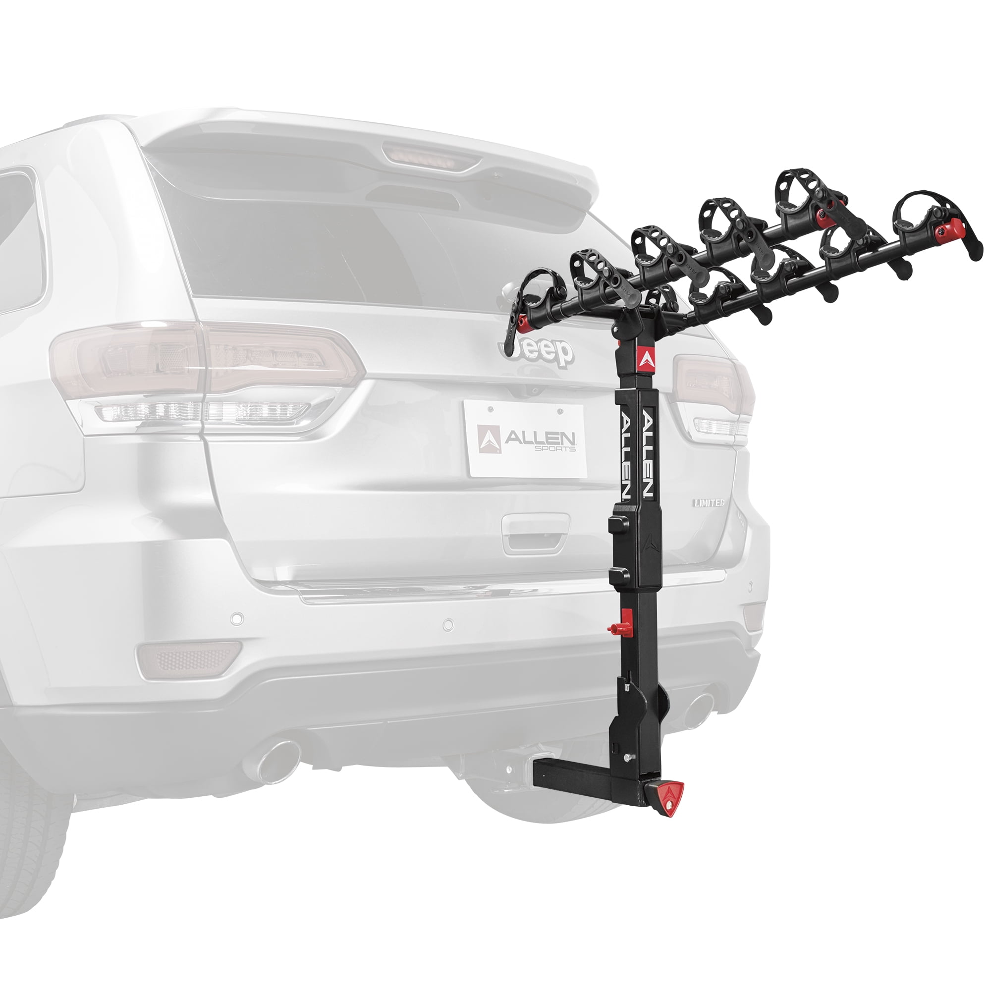 Allen Sports Premier Locking Quick Install 5 Bicycle Hitch Mounted Bike
