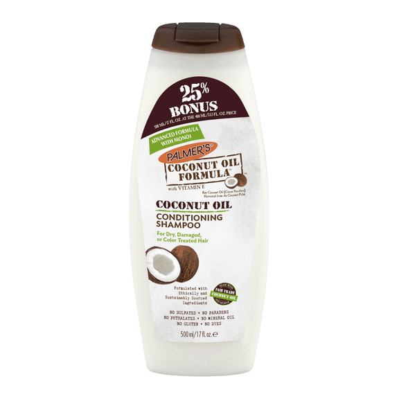 Palmer's Coconut Oil Formula Color Protection Shine Enhancing Shampoo Plus Conditioner with Keratin, 17 fl oz