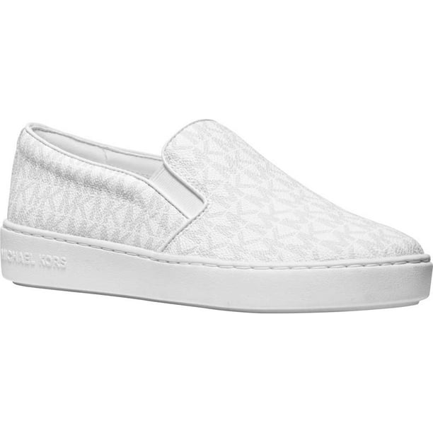 debat Binnen ornament Women's MICHAEL Michael Kors Keaton Slip On Sneaker Bright White Coated  Textile 11 M - Walmart.com
