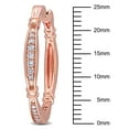 thumbnail image 2 of Everly Women's Diamond 10k Rose Gold Earrings, 2 of 5
