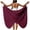 Wine32, variant on Womens Spaghetti Strap Wrap Dress Beach Bathing Suit Cover Up Lightweight Soft Sarong Printing Swimsuit Coverups