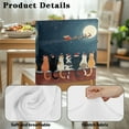 thumbnail image 7 of TSOVTHRID Cat Christmas Sled Moon Print Washable Kitchen Chair Back Cover Chair Back Protector Cover Breathable Dining Room Chairs Slipcover for Weeding Banquet Party Christmas Decor, Set of 1, 7 of 7