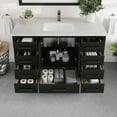 thumbnail image 4 of Eviva London 48" Transitional Espresso Bathroom Vanity with White Carrara Quartz Countertop, 4 of 8
