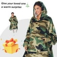 thumbnail image 7 of Catalonia Camo Oversized Hoodie Blanket Sweatshirt, Comfortable Sherpa Pullover for Adults Men Women Teenagers Wife Girlfriend, 7 of 7
