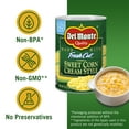 thumbnail image 3 of Del Monte Golden Sweet Cream Corn, Canned Vegetables, 14.75 oz Can, 3 of 7
