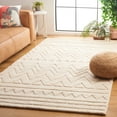 thumbnail image 2 of SAFAVIEH Natura Braylon Striped Area Rug, Light Beige, 3' x 5', 2 of 7