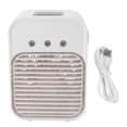 thumbnail image 2 of Personal Evaporative Air Cooler Fan, 3 Speeds Small Air Conditioner Multifunctional Aroma Diffuser Handle Design with RGB Light for Home, 2 of 7