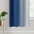 thumbnail image 4 of Yakamok Blue Curtain for Bedroom/Living Room Blackout, Ombre Grommet Curtains Room Darkening 2 Panels,52x63 inches, 4 of 7