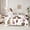 White Brown R, variant on Feelyou Initial E Twin Bedding Sets 7-Piece, Fashion Leopard Print Bedding Comforter Set