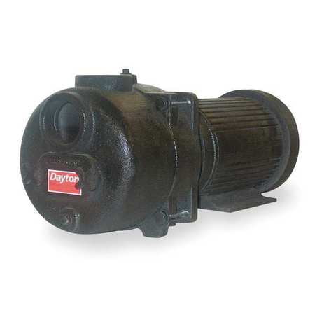 DAYTON 12N809 Sewage/Trash Pump,15 HP