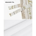 thumbnail image 6 of Farm Flower Sunflower Bee Window Valance Curtain Kitchen Cafe Short Curtains Living Room Tie-Up Valance Curtain, 6 of 6