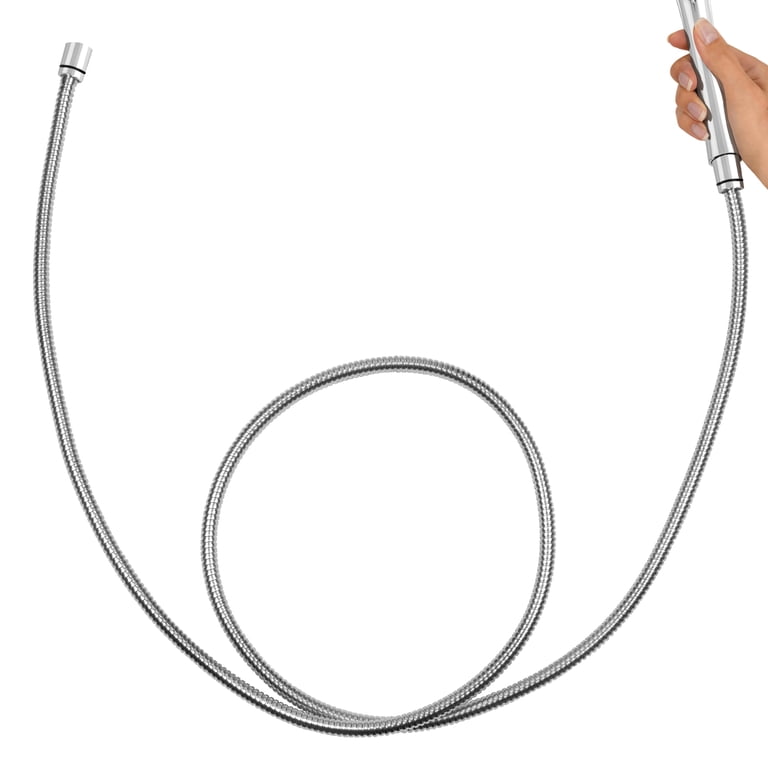 YODEL Shower Hose 96 Inches Extra Long Steel Handheld Shower head Hose with Solid Brass