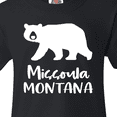 thumbnail image 4 of Inktastic Missoula, Montana White Bear Silhouette Youth T-Shirt, 4 of 5