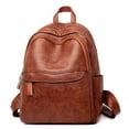 thumbnail image 1 of Lady Backpack Fashion Solid Color All- match Casual Backpack Travel Backpack, 1 of 7