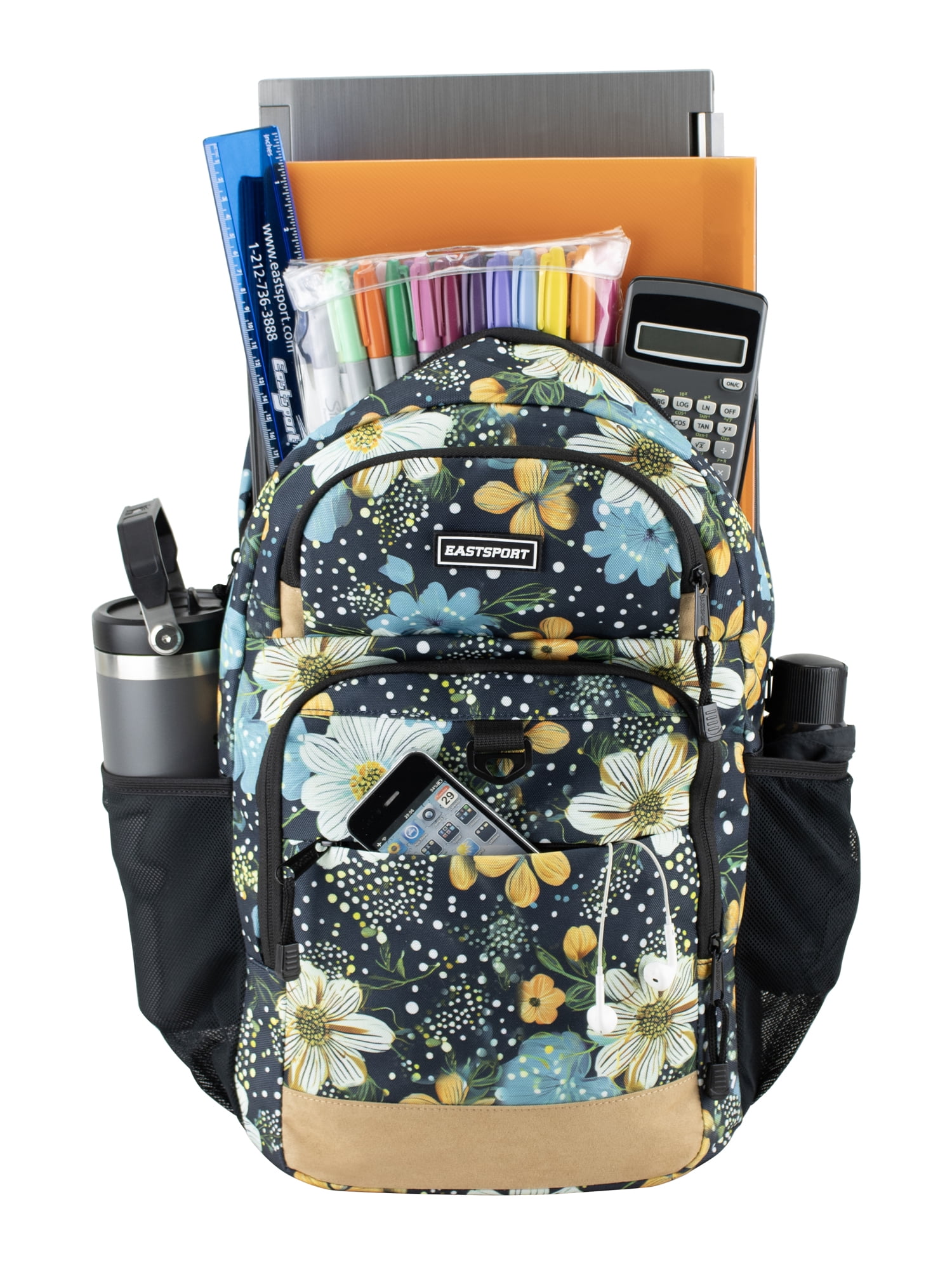 Eastsport Unisex 19" Aero Core Backpack, Wild Floral