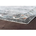 thumbnail image 5 of Traditional 2x3 Area Rug (2' x 3'4'') Oriental Gray, Teal Indoor Scatter Easy to Clean, 5 of 10