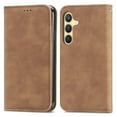 thumbnail image 5 of Dteck Shockproof Case for Samsung Galaxy S23 FE, Magnetic PU Leather Flip Back Cover Foldable Cover Card Holder Slot Stand for Galaxy S23 FE 5G,Brown, 5 of 5