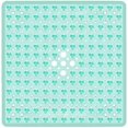 thumbnail image 1 of Alfombrilla de baño cuadrada antideslizante con ventosas, duradera y elegante, alfombrilla de ducha antideslizante, diseño moderno, ventosas de calidad, lavable a máquina y sin látex (verde azulado) JFHHH pequeña, 1 of 1