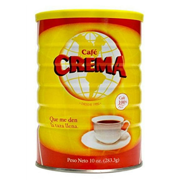 Café Crema Ground Coffee from Puerto Rico, 10 ounce can