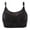 Black, variant on Womens Push Up Bra Lace Comfort Senior Sagging Wire Bralette Plus Size Full Cup Breathable Adjustable (Light Yellow, 40)