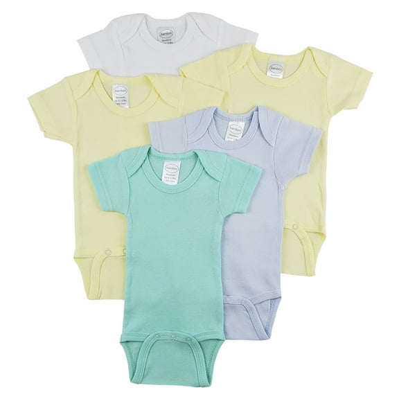 Bambini Short Sleeve One Piece 5 Pack
