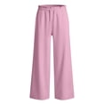 thumbnail image 3 of Luvrsol Sweat Pants for Womens Wide Leg Lounge Pants Deep Side Pockets Breathable Workout Bottoms S-2XL, 3 of 8