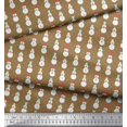 thumbnail image 2 of Soimoi Crepe Silk Fabric Celebration Flag,Rabbit & Egg Easter Printed Fabric 1 Yard 42 Inch Wide, 2 of 3