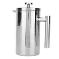 thumbnail image 2 of Cafetera de prensa francesa Nikou Acero inoxidable 304 1000 ml, 2 of 15