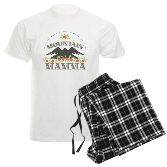 CafePress - MOUNTAIN MAMMA Pajamas - Men's Light Loose Fit Cotton Pajama Set