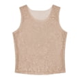 thumbnail image 5 of Alkepwun Tank Tops for Men Sparkly Sheer Sexy Mesh Rhinestone Muscle Shirts Summer Sleeveless Round-Neck Party Nightclub Top, 5 of 7