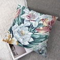 thumbnail image 7 of BANET Pillowcases t Set of 2 Lavender Purple Flowers Print Pillow Cover 12x12in, 7 of 7