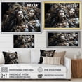 thumbnail image 4 of Designart "Mystical Guardians in Religious Art I" Spiritual Floater Framed Wall Art Living Room, 4 of 7