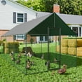 thumbnail image 5 of BingoPaw Outdoor Chicken Run Coop Large Walk-in Poultry Cage Duck Goose Pen Fence with Upgraded Metal and Waterproof UV Cover, 5 of 12