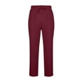thumbnail image 5 of Samickarr Wide Leg Pants for Men Drawstring Elastic Waist with Pockets Pants Solid Color Straight Trousers, 5 of 6