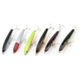 thumbnail image 4 of 6 Uds., Se?uelo de Pesca con L¨￠PIZ, Se?uelos Duros de Pl¨￠Stico Minnow para Trucha, Lubina, Lucioperca, Kit de Se?uelos, Pesca de Agua Salada Y Dulce Pescar Octpeak No, 4 of 7