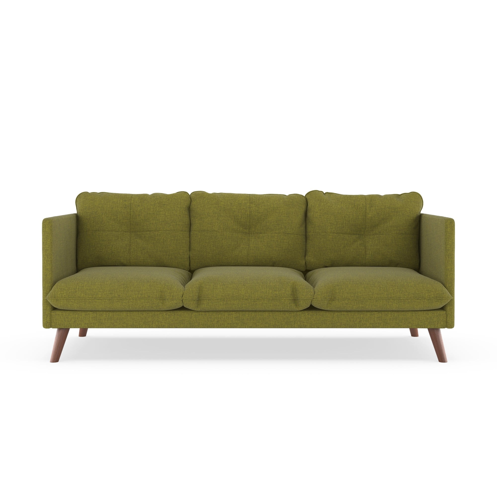 Keegan Sofa Cross Weave Olive Green