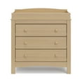 thumbnail image 4 of Graco Noah 3 Drawer Infant Diaper Changing Table Dresser, Driftwood, 4 of 12
