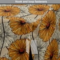 thumbnail image 4 of Floral Dog Crate Cover, Retro Look Simplistic Sunflowers Abstract Illustration, Easy to Use Pet Kennel Cover Small Dogs Puppies Kittens, 7 Sizes, Amber Grey Yellow, by Ambesonne, 4 of 6