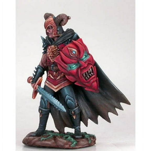 Male Anti-Paladin With Bastard Sword Miniature Easley Masterworks Dark Sword Miniatures