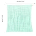 thumbnail image 3 of ionze Clearance! Towel Pretty See Organic Cotton Wipes Soft Newborn Face Towel Natural Muslin Washcloths and Towels for Sensitive Skin Set of 5 Housewares (Green), 3 of 6