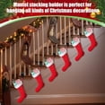 thumbnail image 6 of 4Pieces Mantel Stocking Holders Hanging Hook Christmas Stocking Hook Set Festival Mantel Hanger for Holiday Decors, 6 of 17