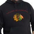 thumbnail image 5 of Men's G-III Sports by Carl Banks Black Chicago Blackhawks Adaptive Classic Team Arc Fleece Hoodie, 5 of 5