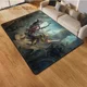 thumbnail image 3 of Game World of Warcraft Carpet for Living Room Rugs Camping Stranger Things Picnic Mat Anti-Slip E-sports Rug Yoga Mat Fans Gift, 3 of 5