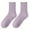 Purple, variant on HHGBAD Winter Thermal Socks, Thick Warm Wool Socks, Unisex Medium Length Socks, Insulated Fleece for Comfort, Perfect for Home and Outdoor Activities